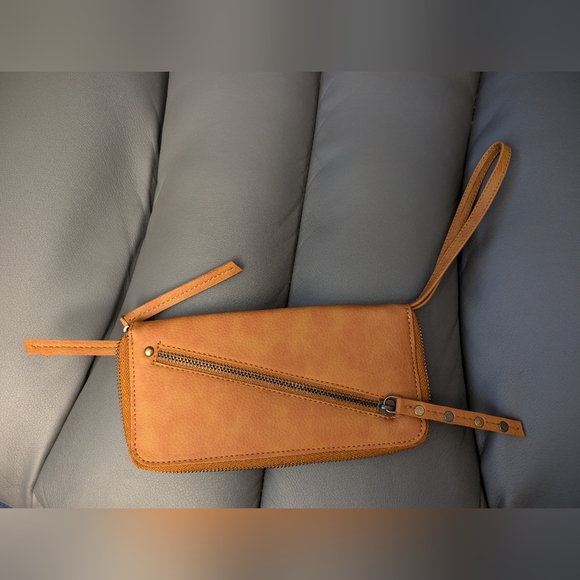 NWOT Free People Faux Leather Wallet - Picture 1 of 3